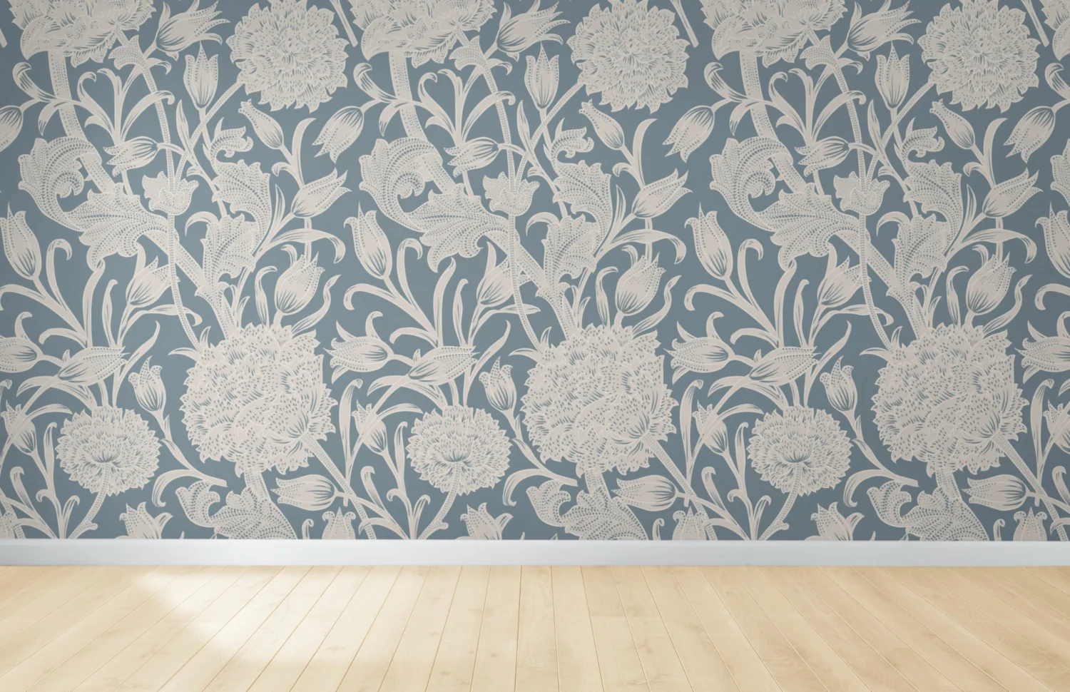 Modern Bellevue condo with commercial vinyl wallpaper